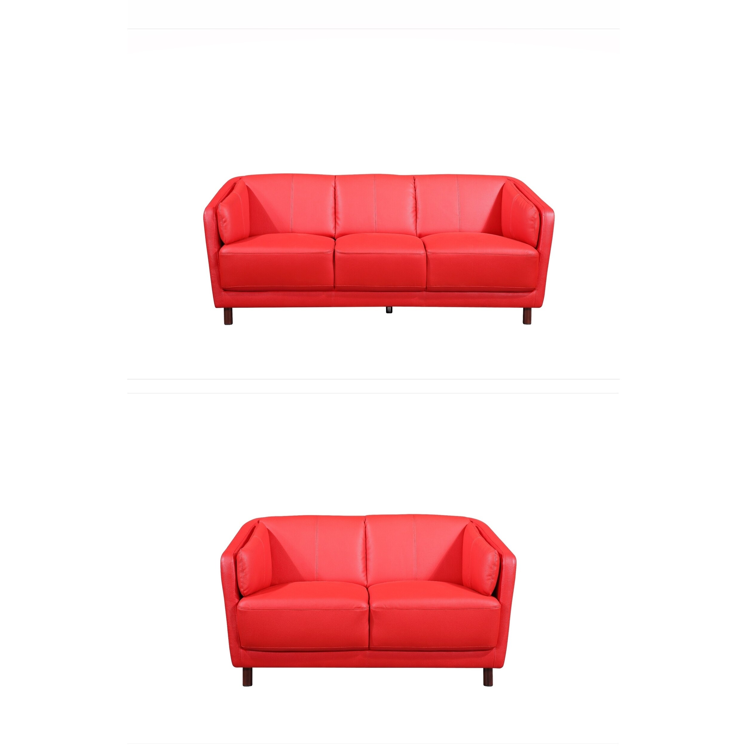 Vivian Mid Century Air Leather Fabric Sofa Set Ebay Vivian Mid Century Air Leather Fabric Sofa Set