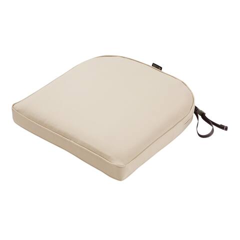Montlake FadeSafe Contoured Patio Dining Seat Cushion-18"Lx18"Wx2"H