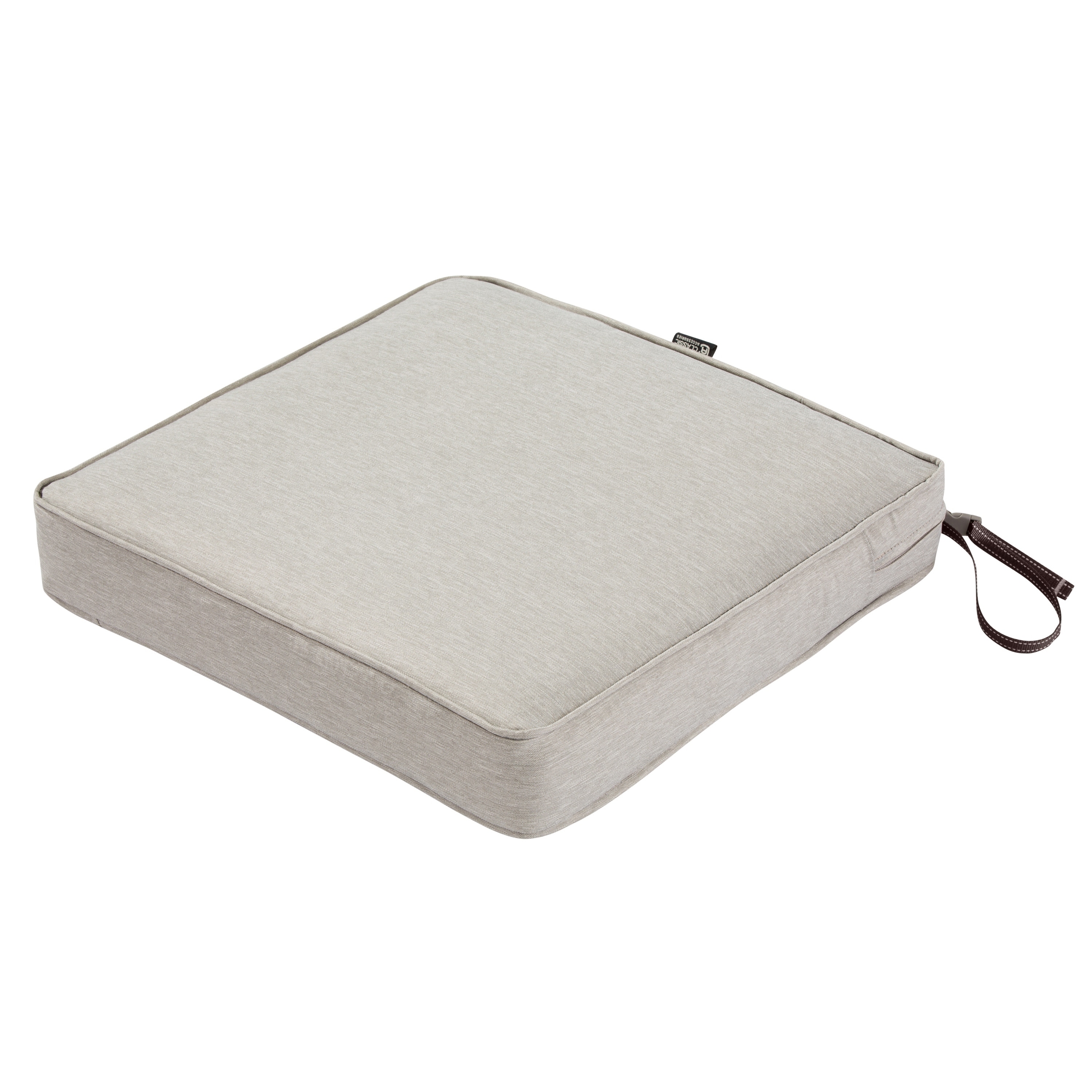 Classic Accessories Montlake Water-Resistant 19 x 19 x 3 Inch Patio Seat Cushion