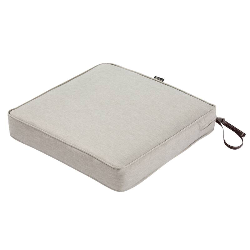 Classic Accessories Montlake Water-Resistant 19 x 19 x 3 Inch Patio Seat Cushion