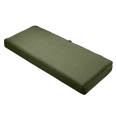Montlake FadeSafe Patio Bench/Settee Cushion - 18"L x 42"W x 3"H