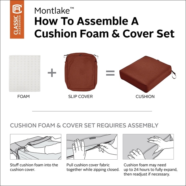 Classic Accessories Montlake Water-Resistant 23 x 23 x 5