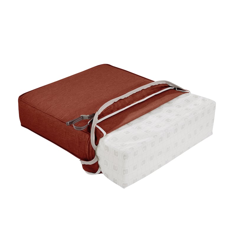 Classic Accessories Montlake Water-Resistant 23 x 23 x 5 Inch Patio Seat Cushion