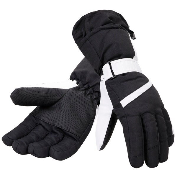 womens black ski gloves