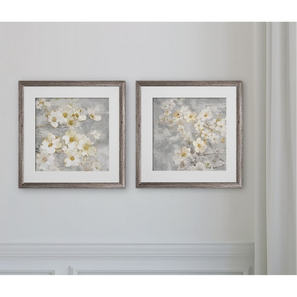 Botanical Study Leaf Berry Flower Wall Art Gold Frame Set Of 6 ~ Uttermost  33651