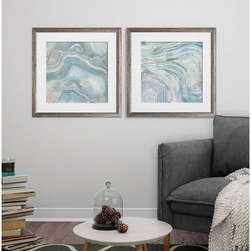 Agate in Blue -2 Piece Set