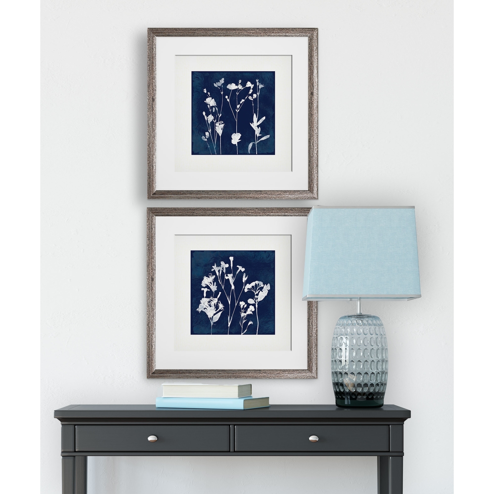 Cyanotype Botanical I -2 Piece Set - On Sale - Bed Bath & Beyond