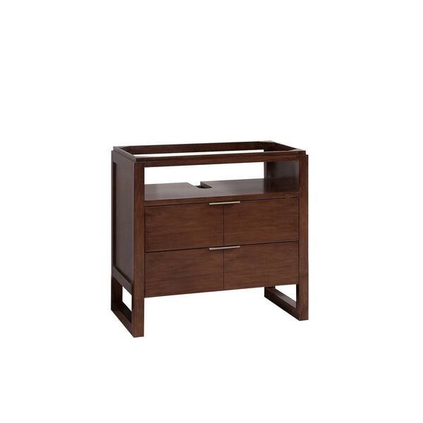 Avanity Giselle 33-in Natural walnut finish Bathroom Vanity Cabinet Avanity Giselle 33-in Natural walnut finish Bathroom Vanity Cabinet