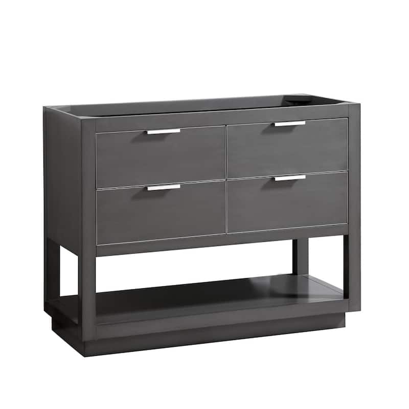 Avanity Allie 42 in. Vanity Only in Twilight Gray with Matte Gold or Brushed Silver Trim