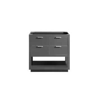 Avanity Allie 36 in. Vanity Only in Twilight Gray with Matte Gold or Silver Trim
