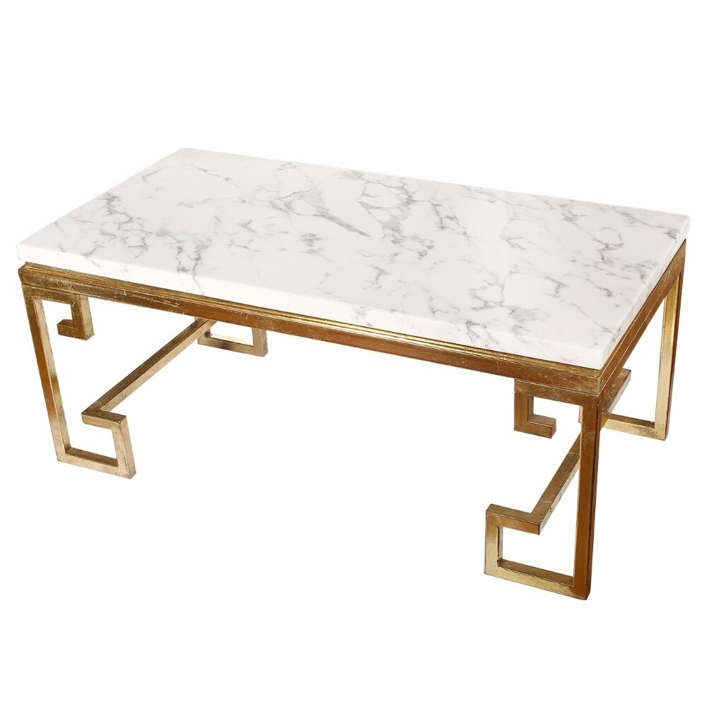 Get The Enthrall Phoenician Nights Marble Coffee Table From Overstock Com Now Accuweather Shop