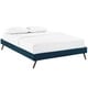 preview thumbnail 6 of 18, Loryn Upholstered Queen Platform Bed Frame with Wood Slat Support
