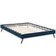 preview thumbnail 9 of 18, Loryn Upholstered Queen Platform Bed Frame with Wood Slat Support