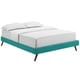 preview thumbnail 8 of 18, Loryn Upholstered Queen Platform Bed Frame with Wood Slat Support