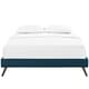 preview thumbnail 11 of 18, Loryn Upholstered Queen Platform Bed Frame with Wood Slat Support