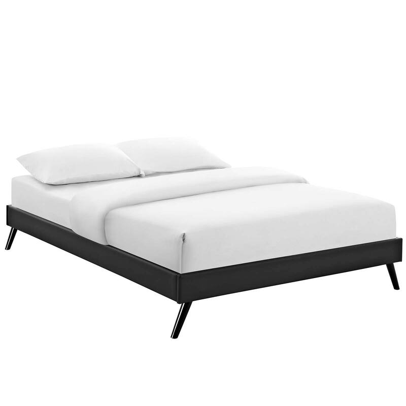 Loryn Full Bed Frame with Round Splayed Legs