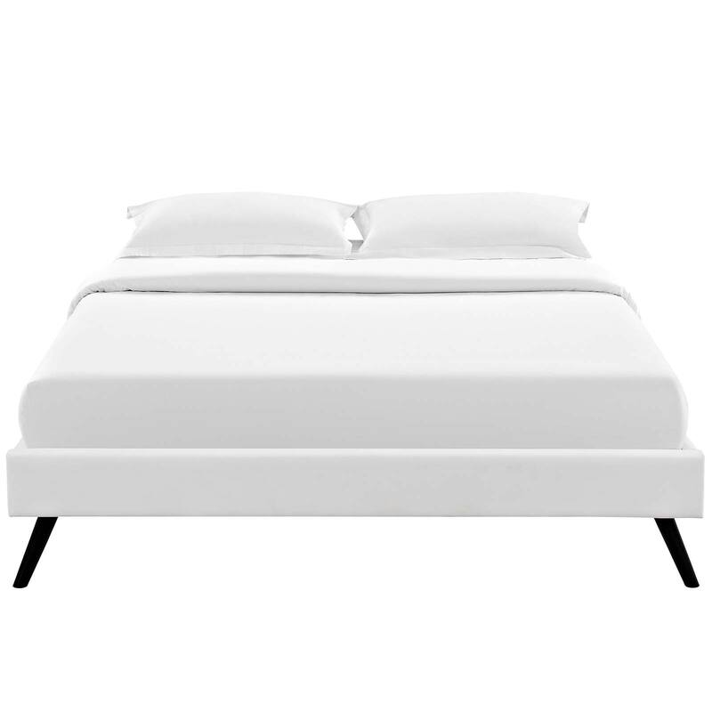 Loryn Full Bed Frame with Round Splayed Legs