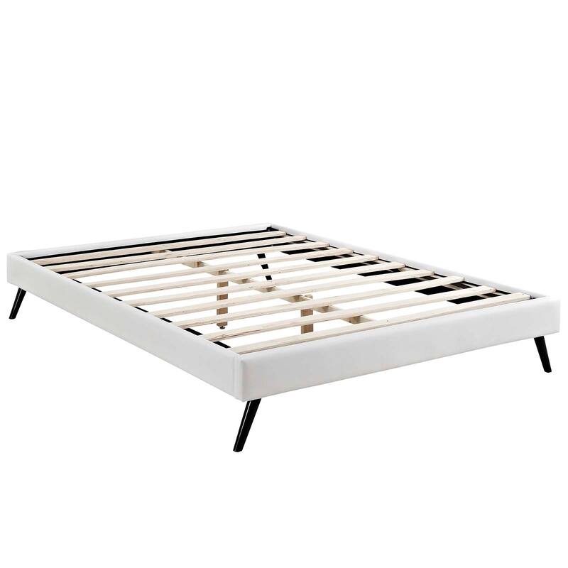 Loryn Queen Bed Frame with Round Splayed Legs