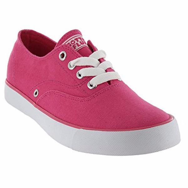 hot pink canvas shoes