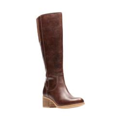 clarks tan leather knee high boots