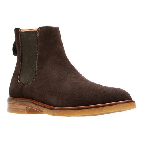 Shop Men's Clarks Clarkdale Gobi Chelsea Boot Dark Brown Suede - Free ...