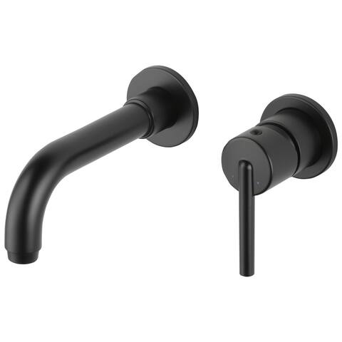 Delta Single Handle Wall Mount Lavatory Faucet Trim, 1.2gpm Flow Rate - 7.5" x 4.63" x 6.56"