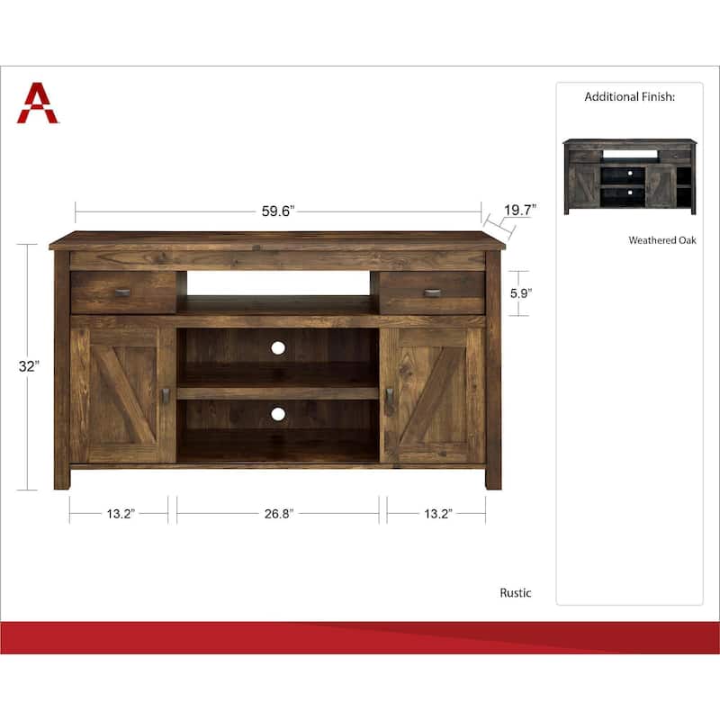 Avenue Greene Becken Ridge 60 Inch TV Stand