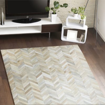 Bashian Albion Contemporary Hand Stitched Area Rug