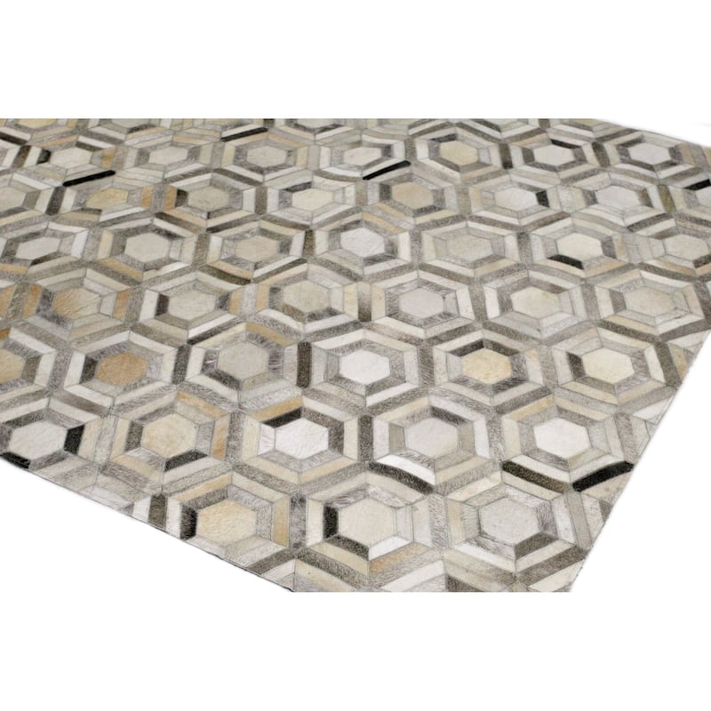 Bashian Grayson Contemporary Hand Stitched Area Rug