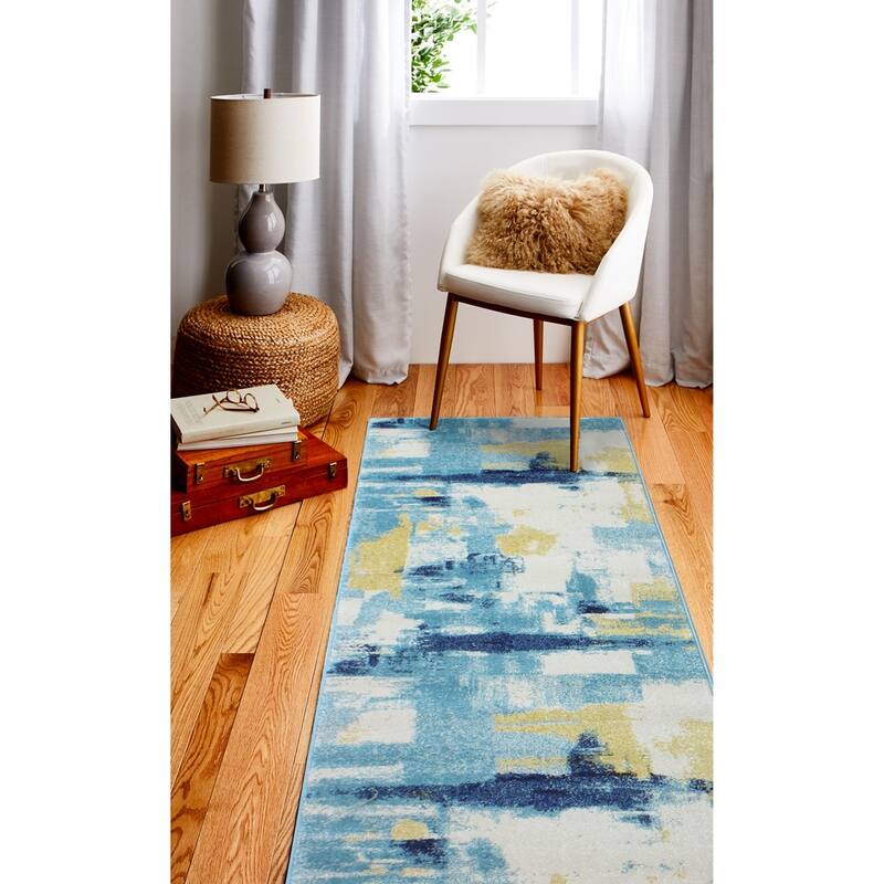 Bashian Noemi Contemporary Machine Made Area Rug