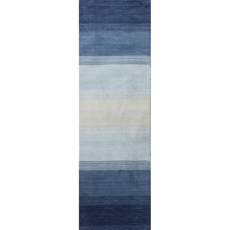 Bashian Laguna Blue Ombre Contemporary Hand-loomed Area Rug