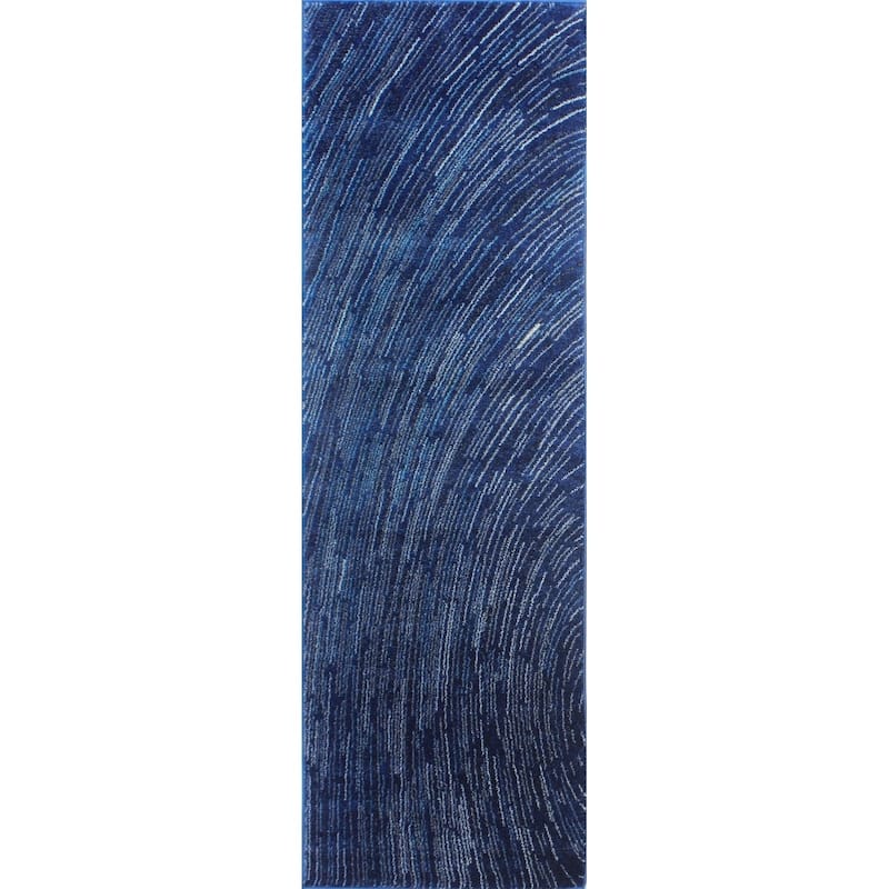 Bashian Nala Blue Abstract Modern Graphic Area Rug