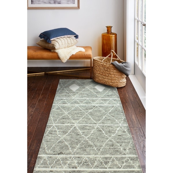 Lourdes Transitional Hand Knotted Area Rug. Opens flyout.