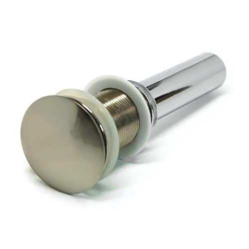 19-inch European Style Oval Shape Porcelain Ceramic Bathroom Topmount / Over the Counter Sink With Umbrella Pop Up Drain