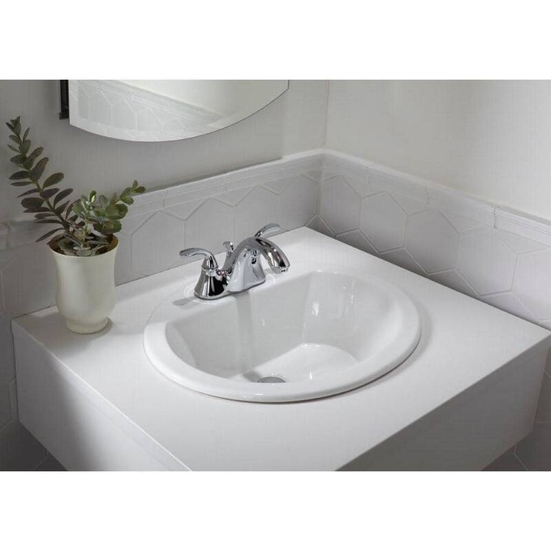19-inch European Style Oval Shape Porcelain Ceramic Bathroom Topmount / Over the Counter Sink With Umbrella Pop Up Drain