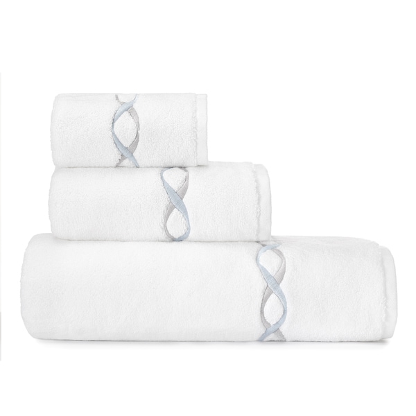 Vera Wang Embroidered 3-piece Towel Set
