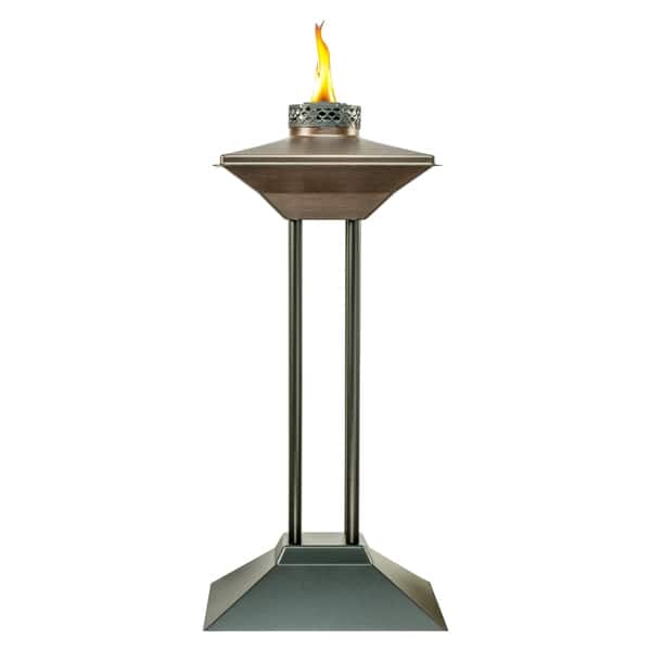TIKI® Brand 28-inch Cordoba Metal Patio Torch Bronze TIKI® Brand 28-inch Cordoba Metal Patio Torch Bronze