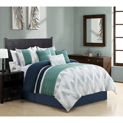 Polyester Microfiber 7pc Comforter Set