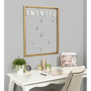 Gold Message Bulletin Boards Online At Our Kate And Laurel Calter Framed Erasable Month At A Glance Wall Planner