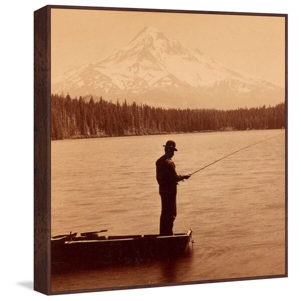Marmont Hill - Handmade Mt. Hood Floater Framed Print on Canvas