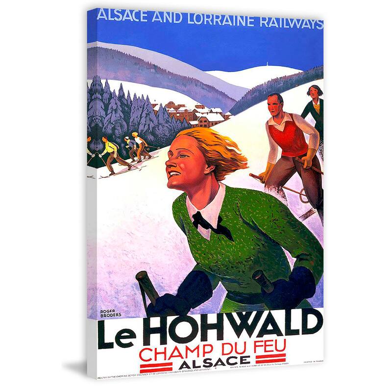 'Le Hohwald' Painting Print on Wrapped Canvas