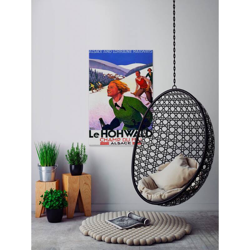 'Le Hohwald' Painting Print on Wrapped Canvas