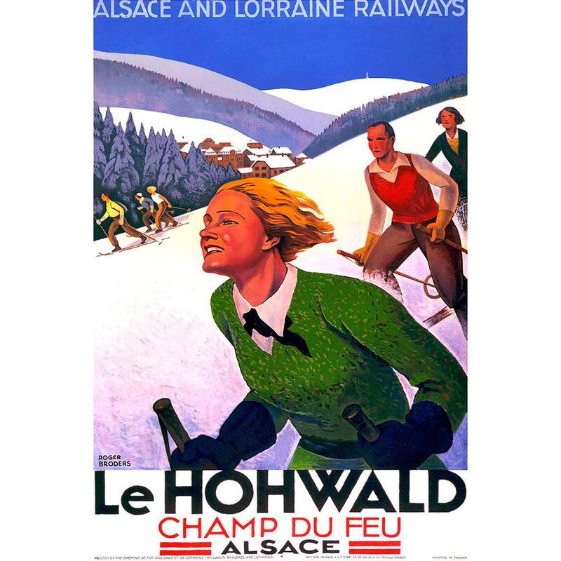 'Le Hohwald' Painting Print on Wrapped Canvas