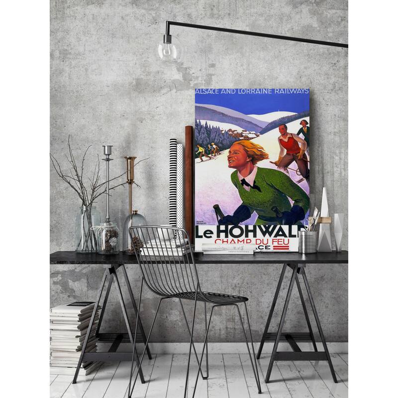 'Le Hohwald' Painting Print on Wrapped Canvas