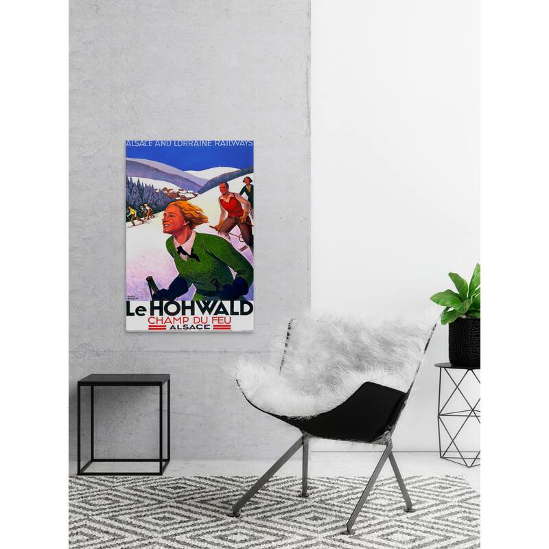 'Le Hohwald' Painting Print on Wrapped Canvas