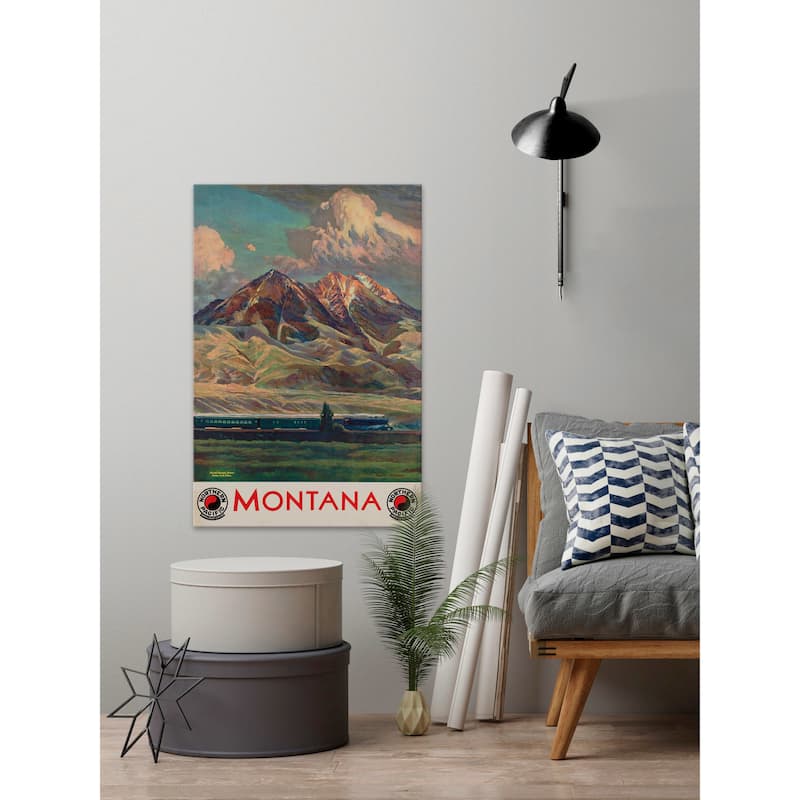 'Montana' Painting Print on Wrapped Canvas