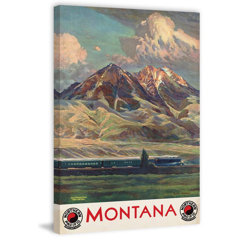 'Montana' Painting Print on Wrapped Canvas