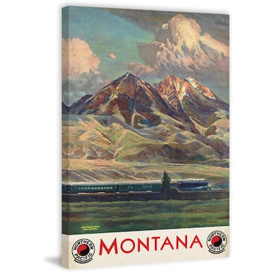 'Montana' Painting Print on Wrapped Canvas