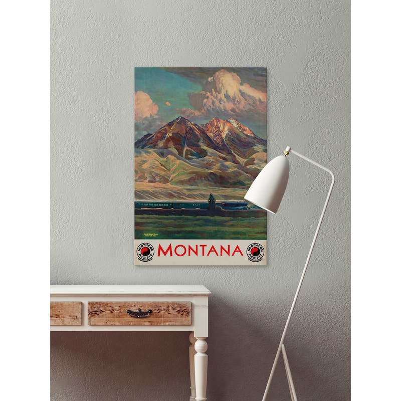 'Montana' Painting Print on Wrapped Canvas