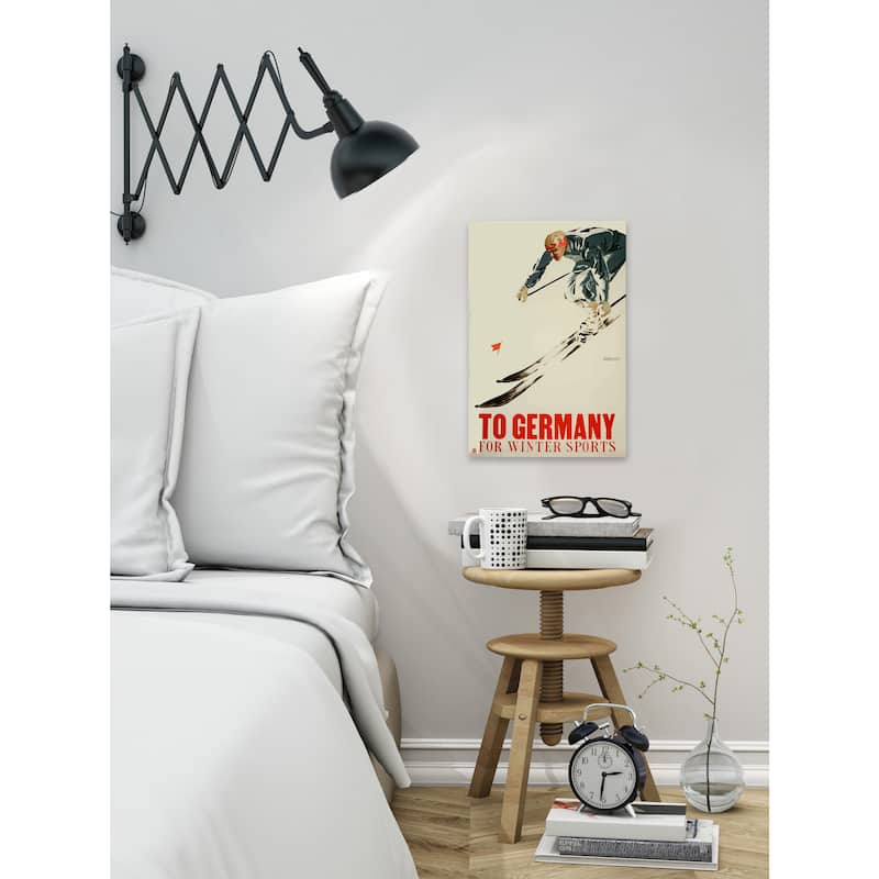'To Germany' Painting Print on Wrapped Canvas